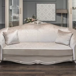 диван "Мокко" раскладной декор "крем" ткань"беж"