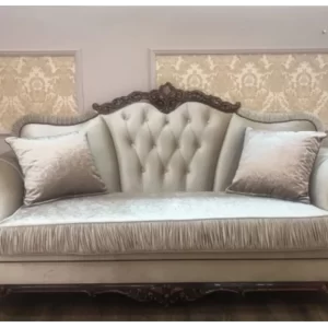 диван "Патрисия" декор"караваджо" ткань"серый глянец"